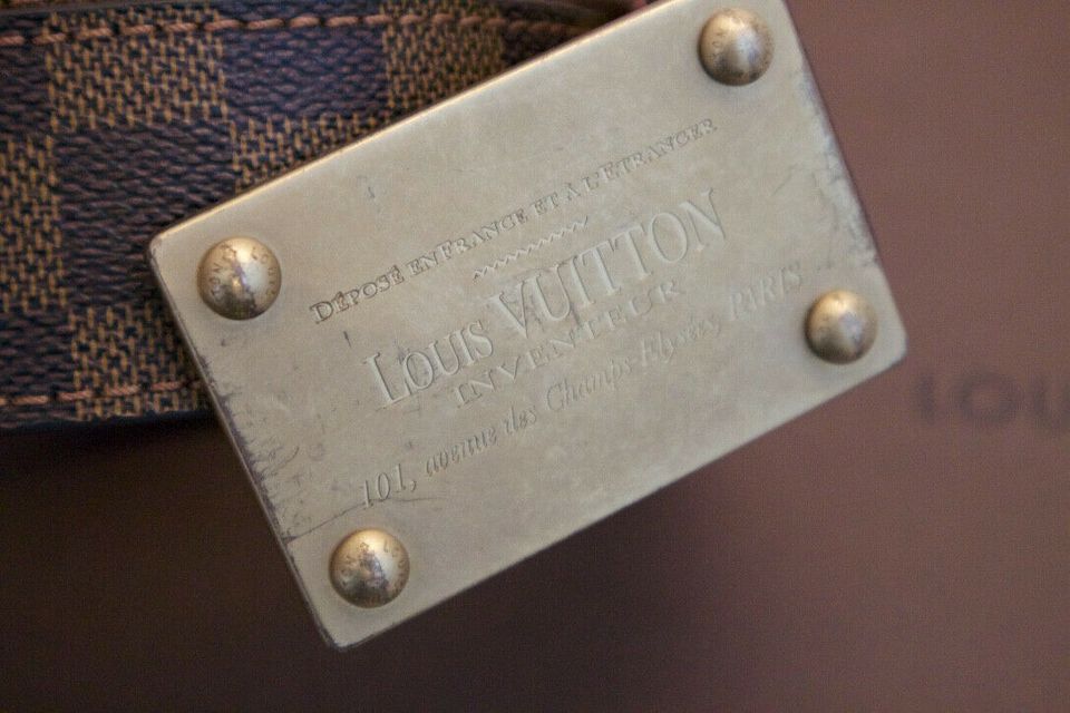 Original Louis Vuitton Ceinture Inventeur Damier Ebene, Gürtel in