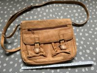 Echtleder Cognac Tasche Handtasche Umhängetasche Vintage Retro Berlin - Borsigwalde Vorschau