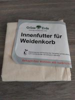 Grüne Erde Innenfutter Bio Baumwolle für Weidenkorb Hamburg-Nord - Hamburg Barmbek Vorschau