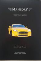 Prospekt MANSORY Aston Martin Vantage V 8 Roadster Sachsen - Frohburg Vorschau