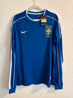 1998 Brasilien Trikot Retro Long Sleeve Blau Berlin - Charlottenburg Vorschau