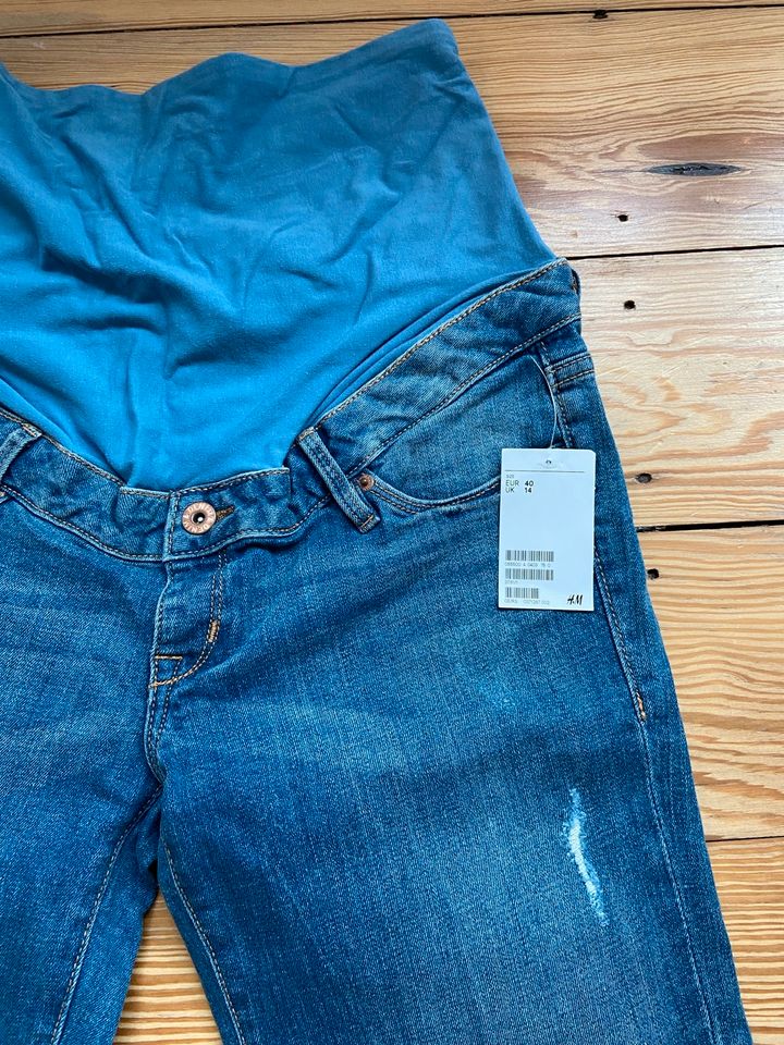 H&M Umstandshose Mama Jeans, Gr. 40 NEU & ungetragen in Hamburg