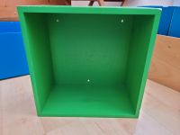 Grüne Holzkiste Wandregal Bücherbox 30 x 30 cm Bayern - Kissing Vorschau