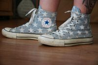 Converse All Stars Chucks gr 39 grau Sterne Baden-Württemberg - Esslingen Vorschau