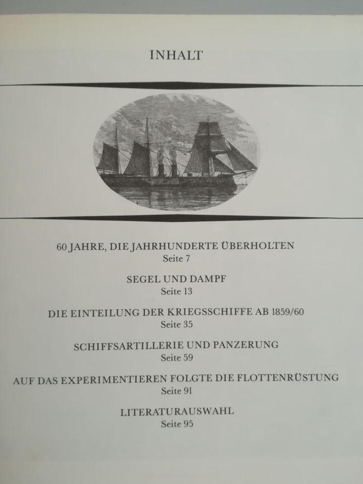 Buch "Kriegsschiffe unter Segel und Dampf" in Neumünster