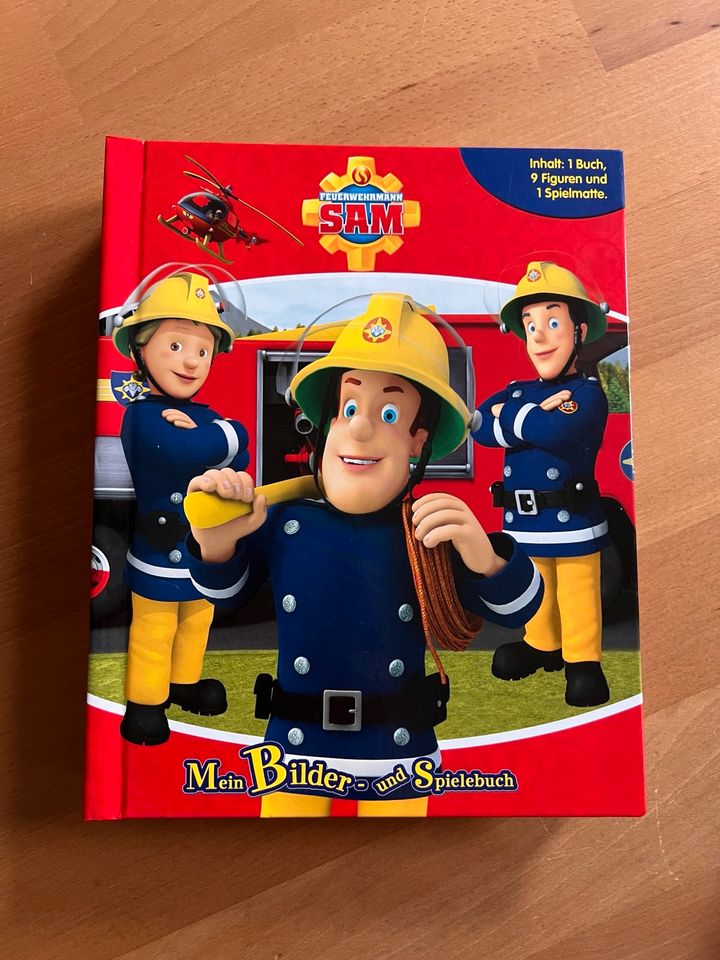 Feuerwehrmann Sam Bilderbuch Spielebuch in Langenfeld