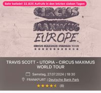 2 Travis Scott Ticket Frankfurt Sitzplatz Dortmund - Innenstadt-Ost Vorschau