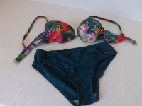 Bikini Gr. 40 grün bunt Hose schlicht, Cup B Nordrhein-Westfalen - Minden Vorschau