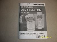 Bedienungsanleitung für schnurloses DECT-Telefon Medion MD 8010 Eimsbüttel - Hamburg Niendorf Vorschau