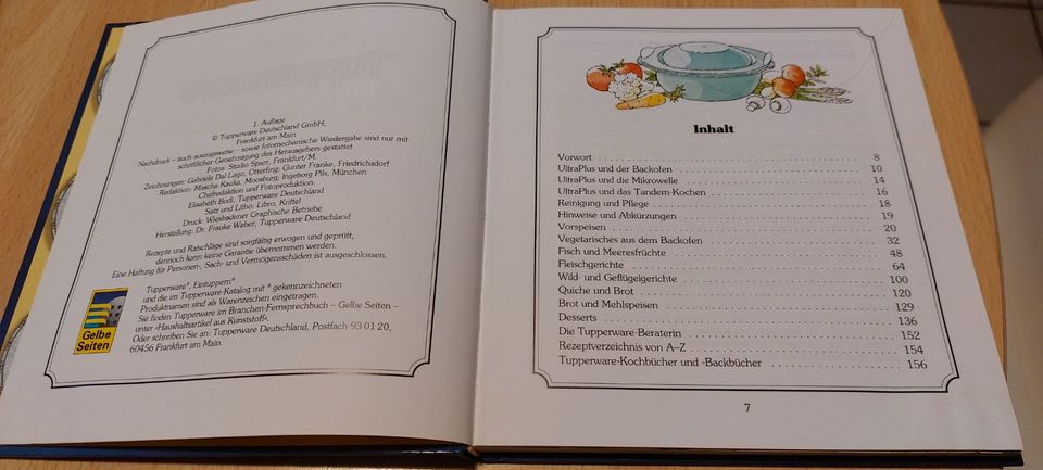 Tupperware Kochbuch Backofen-Küche in Warendorf