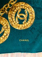 Chanel Seidentuch Foulard Schal original 87x87cm dunkel grün-gold Bayern - Landshut Vorschau