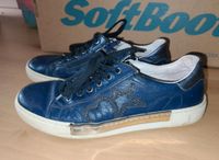 Leder Halbschuhe blau Glitzer Romagnoli Gr. 35 Bayern - Donaustauf Vorschau