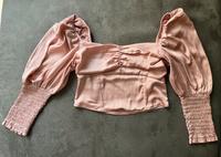 rosa crop-Top mit Bischoff Ärmeln Thüringen - Weimar Vorschau