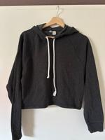 Kurzer dunkelgrauer crop Pullover Hessen - Bruchköbel Vorschau