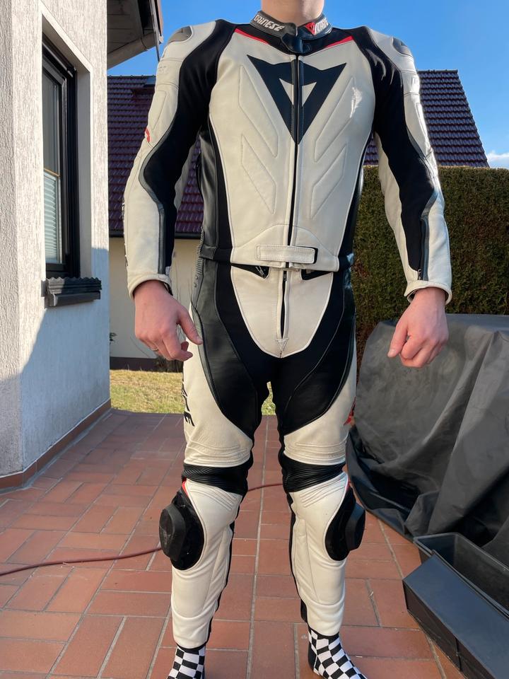 Dainese Seca Evo Lederkombi 2-Teiler – Größe 50 – Guter Zustand in Gornau