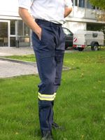 Hose "Christoph", marine mit 3M-Refexstreifen gelb-silber-gelb Bayern - Bobingen Vorschau