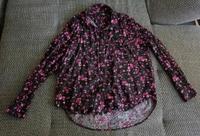 Bluse C&A Größe 42 schwarz pink Blüten Altona - Hamburg Osdorf Vorschau