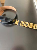Moschino Ledergürtel 95/100 schwarz / gold, Vintage Bayern - Kolbermoor Vorschau