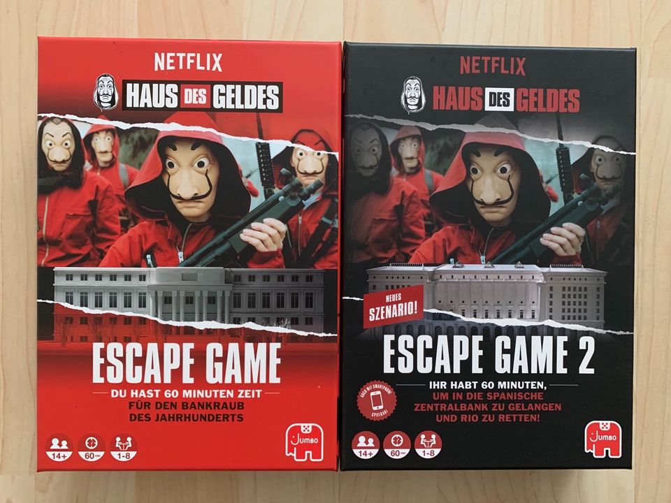 Haus des Geldes Escape Game Spiele Netflix in Höchberg