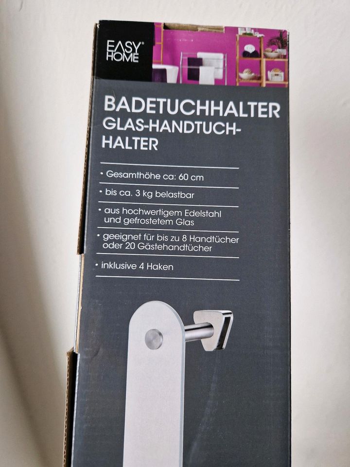 Handtuchhalter / Badehandtuchhalter Glas in Hamburg