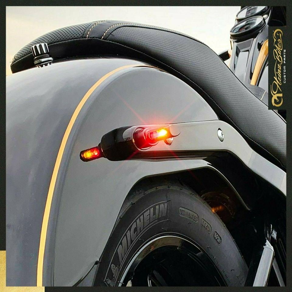 ! HeinzBikes Winglets MICRO LED Blinker 3in1 passend für Harley in Berlin