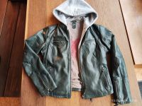 modische Lederjacke im Biker-Look mit anbehmenbarer Sweat-Kapuze Essen - Rüttenscheid Vorschau