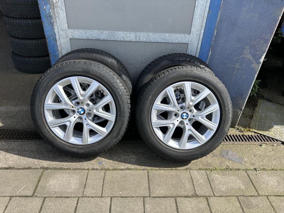 4xOrgi BMW Alu 17 Zoll X1 F48 X2 F39 Winterräder Pirelli*RDKS TOP in Passau