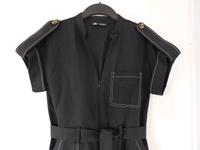 Zara Jumpsuit S 36 Schwarz mit Leinen Overall Canvas Utility Niedersachsen - Jork Vorschau