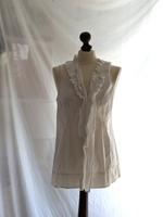 ❤️‍Marc Cain Bluse, Rüschen, Ärmellos, weiß, Gr. L❤️‍ Bayern - Kolbermoor Vorschau