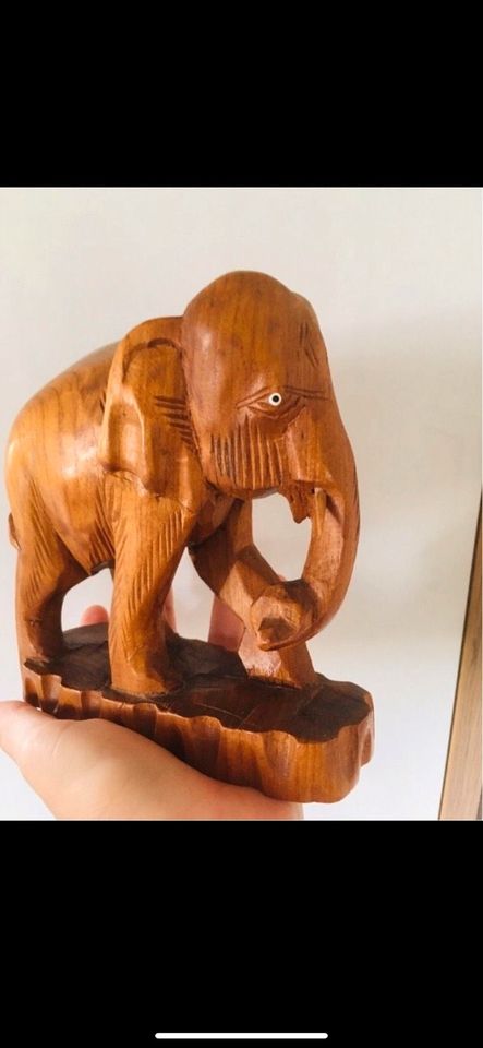 Elefant Holz Deko in Aschaffenburg