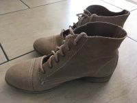 Schuhe Wildleder beige Boots Noten Nordrhein-Westfalen - Frechen Vorschau