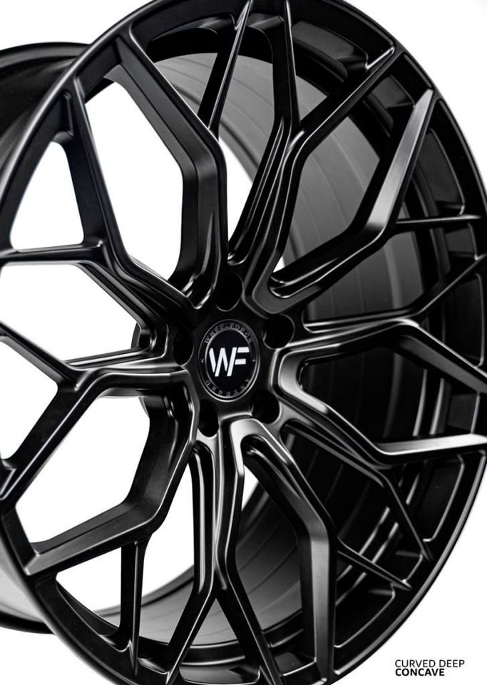 MERCEDES E63S E63 AMG W213 S213 // "NEU" 10/11x21 ZOLL FELGEN SATZ #F2168# WHEELFORCE WHEELS HE.1-FF HE1 FLOWFORGED 213 LIMOUSINE T-MODEL 4-MATIC PLUS 21ZOLL WF FELGENSATZ RÄDER RB-WHEELS in Nufringen