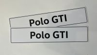 Neu VW Kennzeichen Original Polo GTI Cup 6N 6N2 9N 6R 6C VI NOS Sachsen - Weinböhla Vorschau