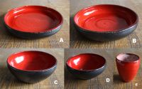 5 diverse rote Keramik-Schalen bzw. Becher (Handarbeit) Nordrhein-Westfalen - Mettmann Vorschau