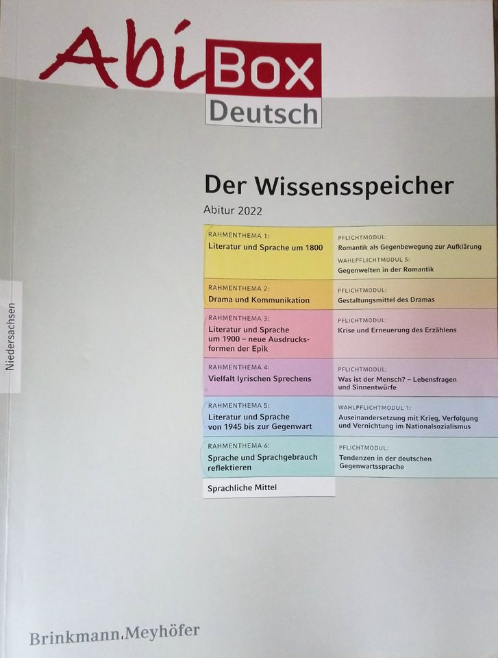 Schulbücher. Deutsch. Abitur. in Hannover