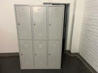 Stahl-Kleiderschrank doppelstöckig XL, 3 Abteile, 120 cm Düsseldorf - Benrath Vorschau