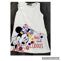 Minnie Maus Mouse Mini Kleid Tunika Rüschen Gr 110 116 Neu weiß München - Pasing-Obermenzing Vorschau