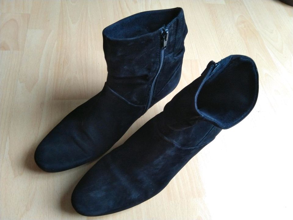 Gabor Stiefeletten Gr. 42 schwarz Leder in Dresden