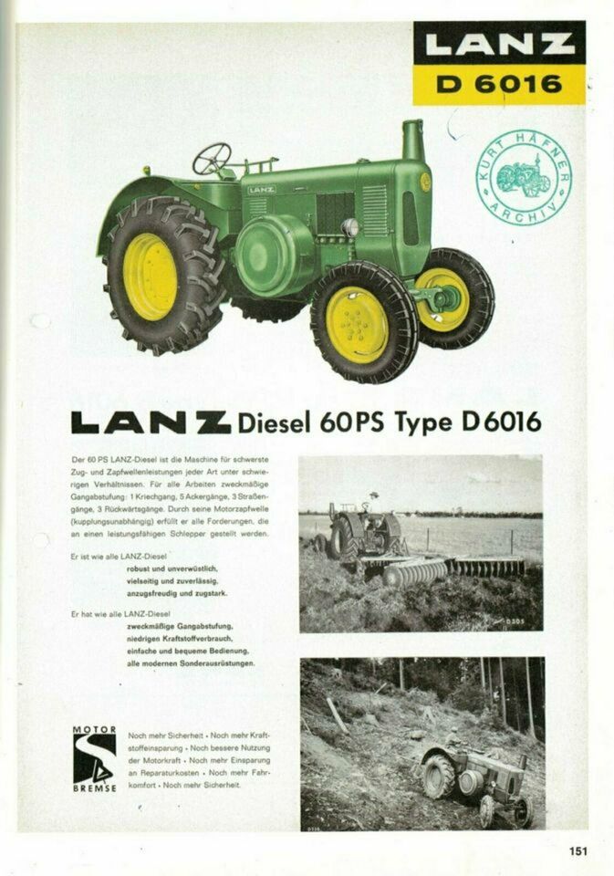 Suche John Deere Lanz D5016 und D6016 in Monschau