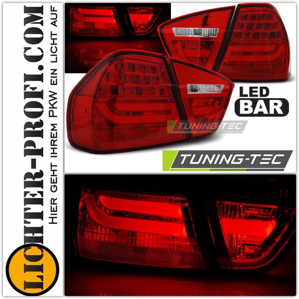 Led LightBar Rückleuchten rot für BMW 3er Limo E90 BJ 2005 - 2008 in Calden