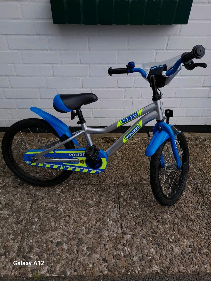 Polizei Kinderfahrrad in Ellerau 