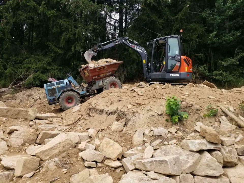 Gartenmauern, Palisaden, Treppen, Gabionenwand? in Schwarzenbach am Wald