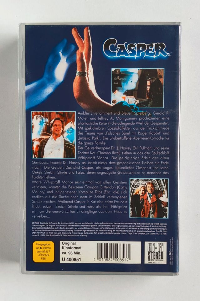 Casper - Gespenster gibt´s nicht, oder? [VHS]Videokassette (1995) in Oer-Erkenschwick
