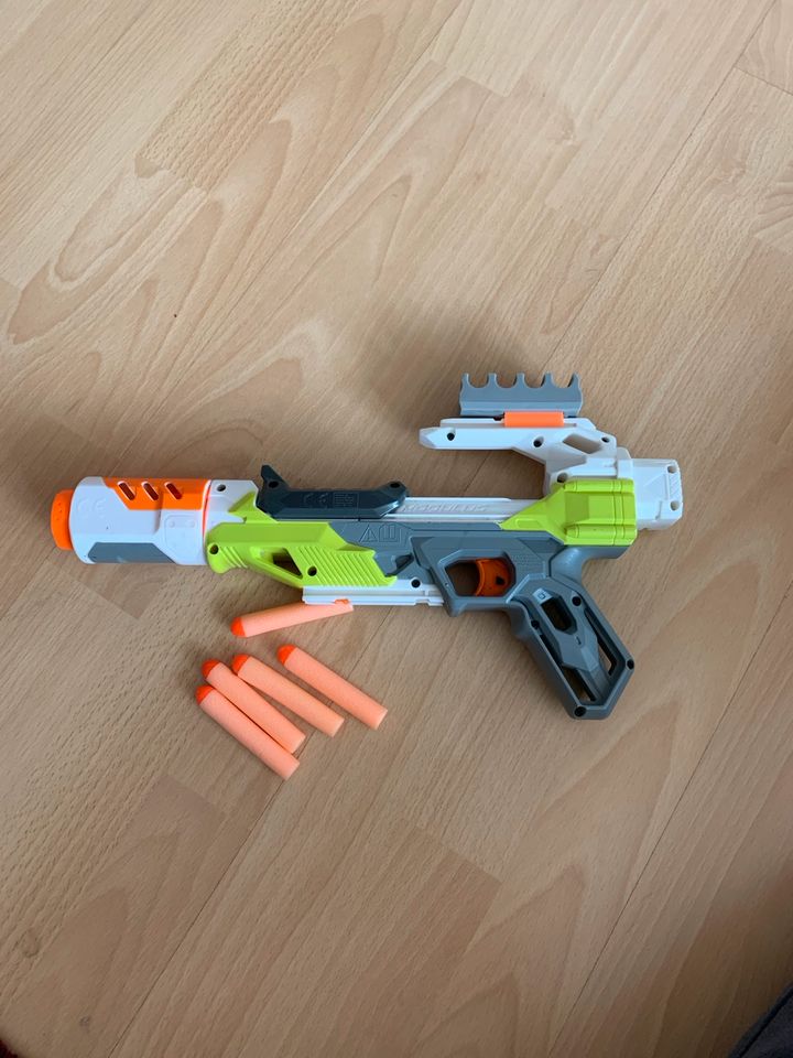 NERF Moduls Pistole inkl. 5 Pfeilen in Langenbernsdorf