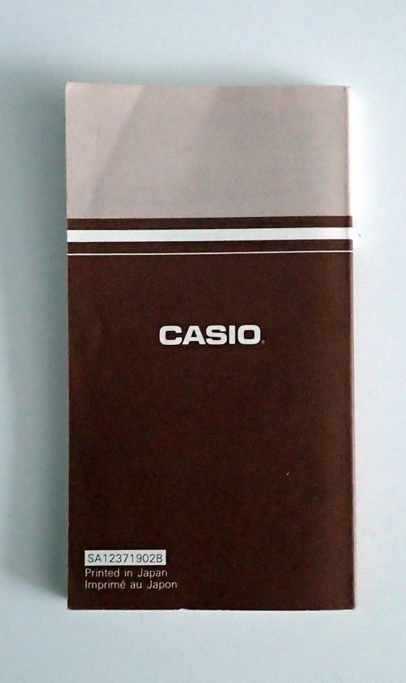 Gebrauchsanweisung, Casio Taschenrechner FX-85V, Vintage! in Hamburg
