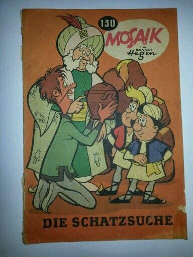 Mosaik-Comic Digedags Nr. 130 von 09/1967 "Die Schatzsuche" in Leuna