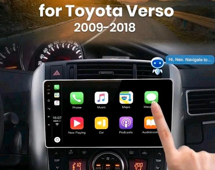 Android Autoradio Toyota Corolla Verso  2004-2018 Multimedia,GPS in Burghausen