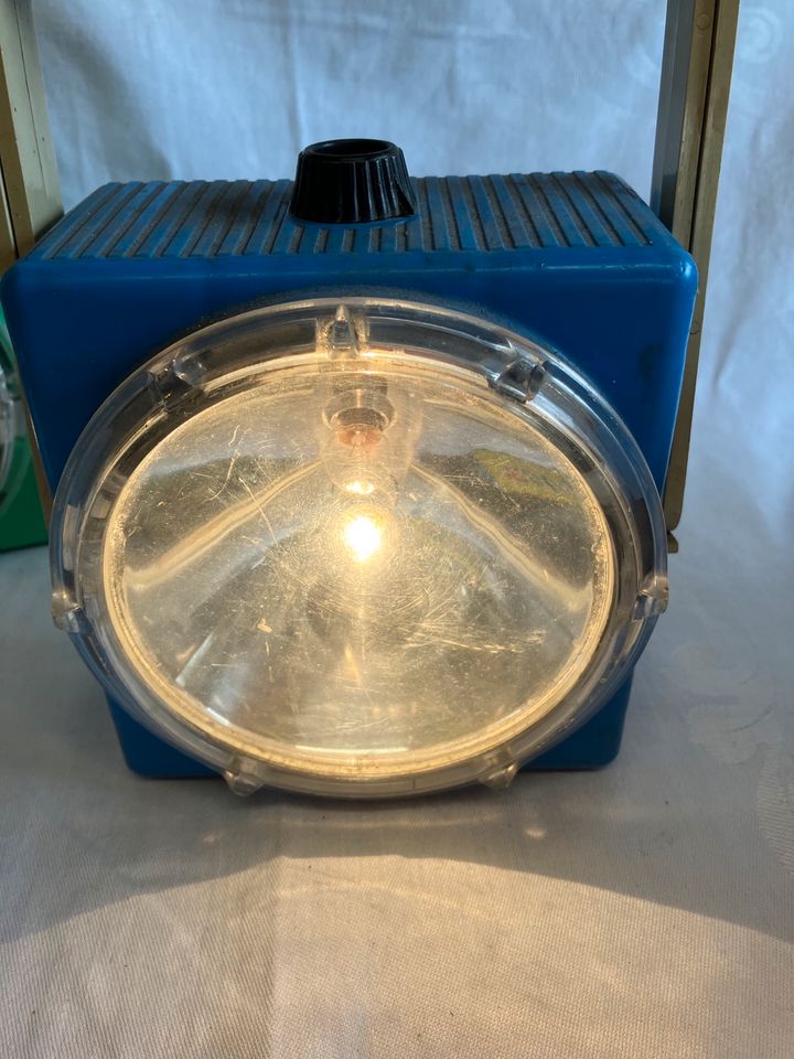 DDR Lampe, Handleuchte universal, Handlampe, Campinglampe, RFT in Hackenheim