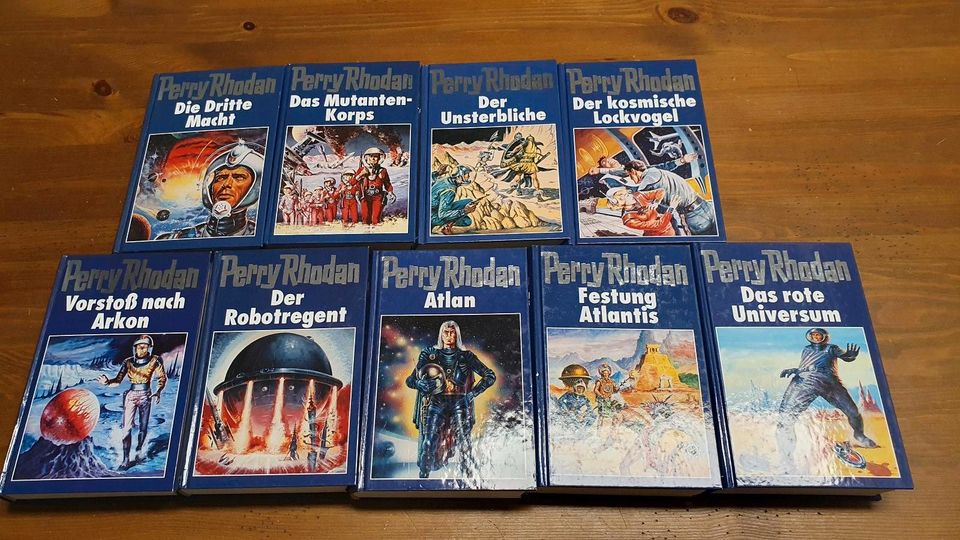 Perry Rhodan. Blaubände Teil 1-9 in Bayreuth