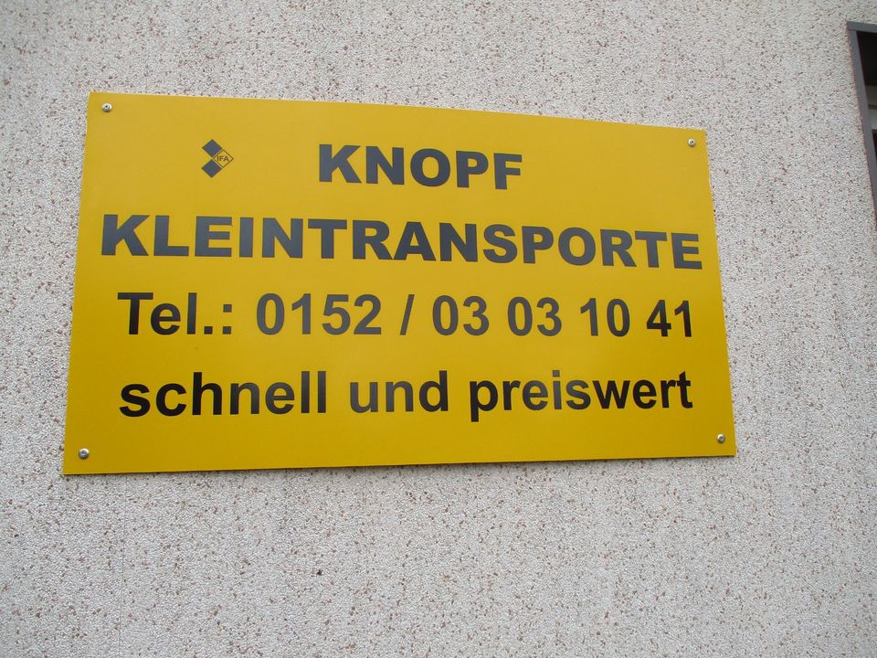 KNOPF KLEINTRANSPORTE in Calbe (Saale)